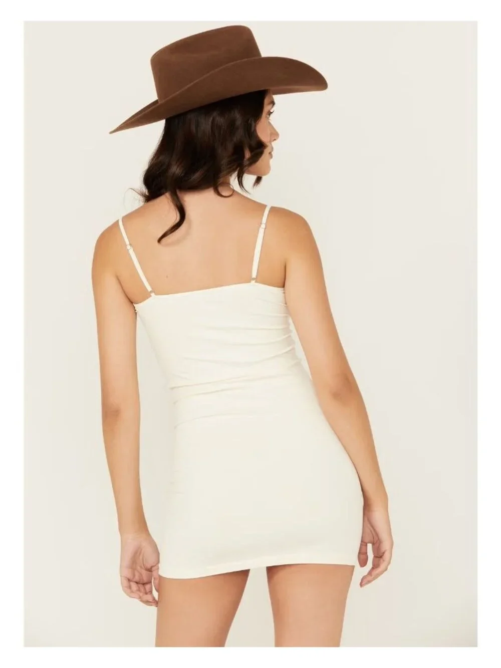 Free People Seamless Mini Slip in Ivory X-Small/Small New Womens Stretchy